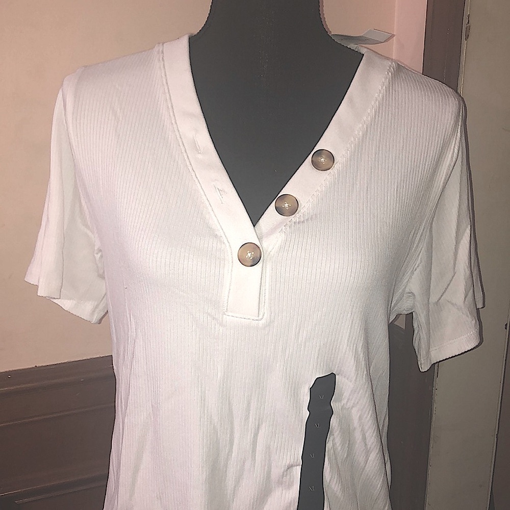 XL Banana Republic short sleeve button up Henley
